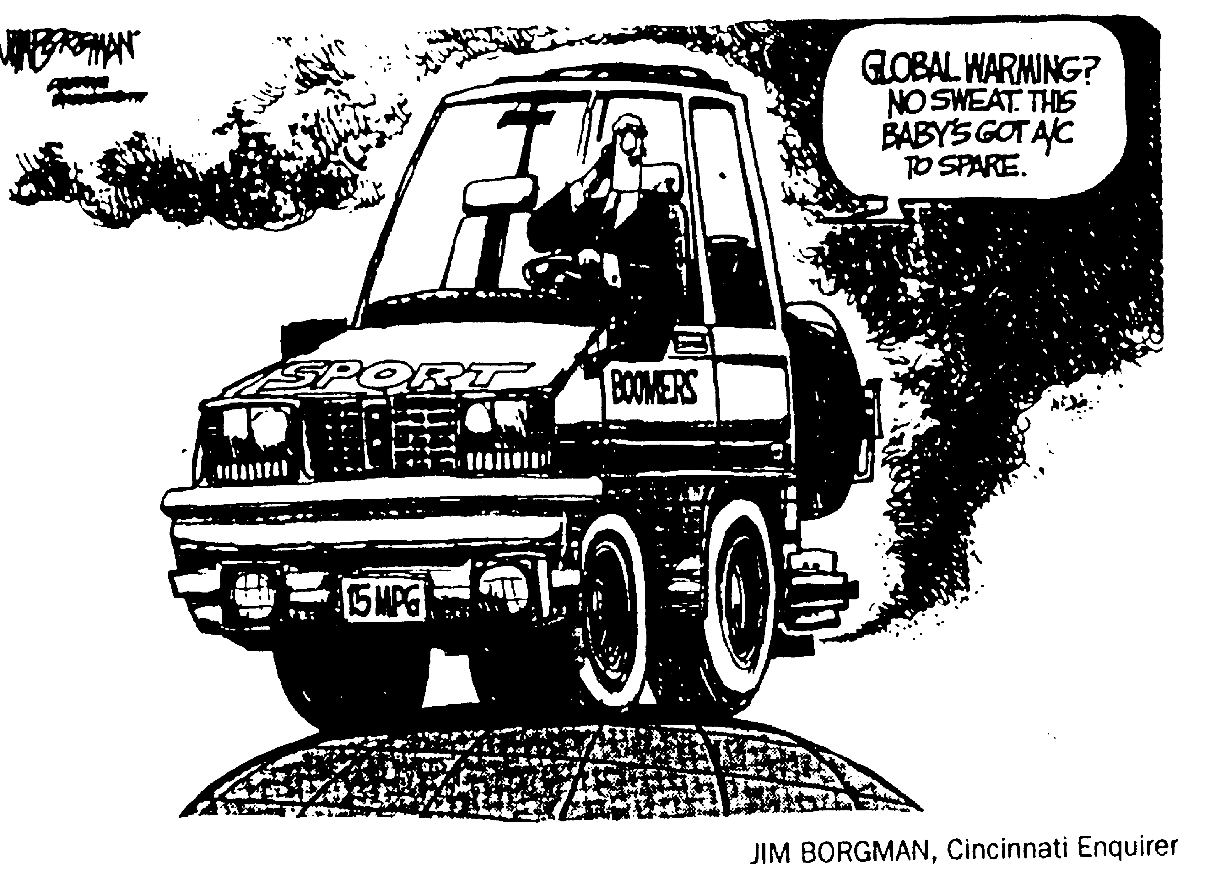 sustainable development cartoon